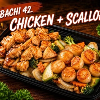 Chicken & Scallop Hibachi