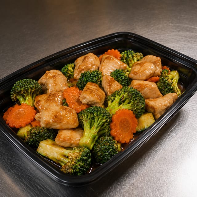 Chicken with Broccoli.
