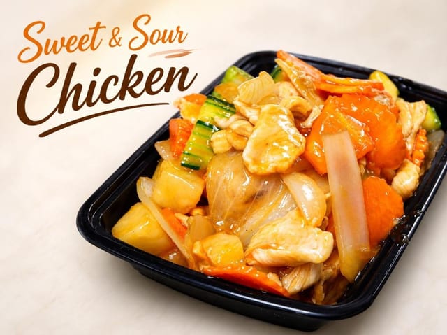 Sweet & Sour Chicken.