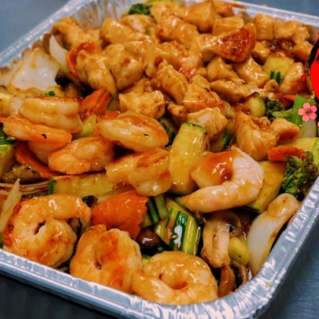 Chicken & Shrimp Meal.