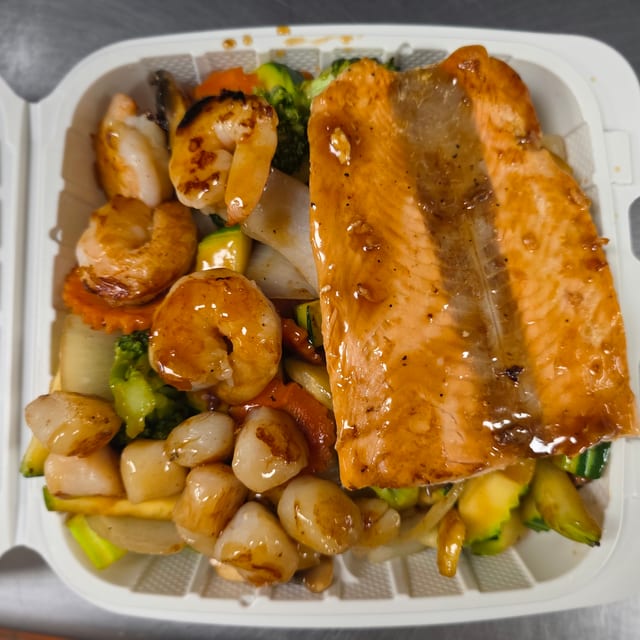 # Seafood Combination Hibachi.