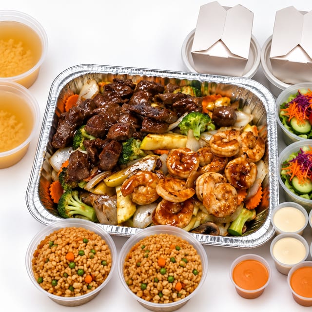 # 54. Steak & Shrimp Meal.