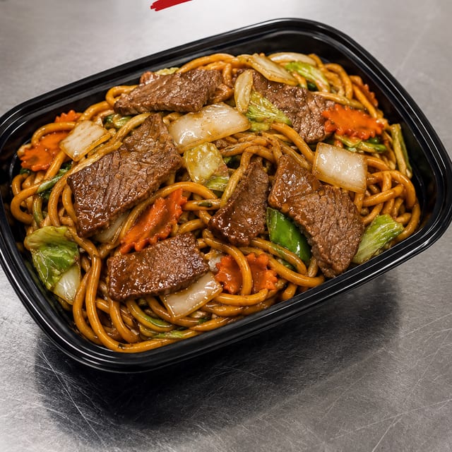Beef Lo Mein.