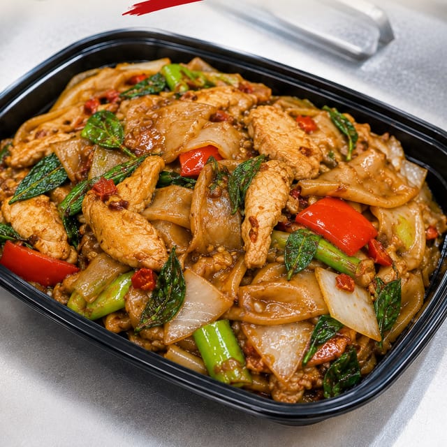 Pad Kee Mao (Drunken Noodles).